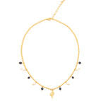 445 pearl conch blue pendant