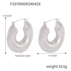 F1076-Steel earrings