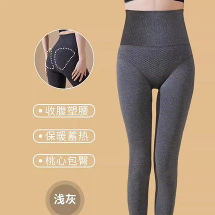 Tall lengthened warm bottoming pantyhose women's autumn and winter can be worn outside the fleece-lined thick pressure thin leg socks wholesale