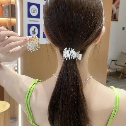 Spring and Summer Fashion Commuter High Pony Tail Clip Fixed Artifact Irregular Clip Headwear Pony Tail Clip Hairpin Accessories