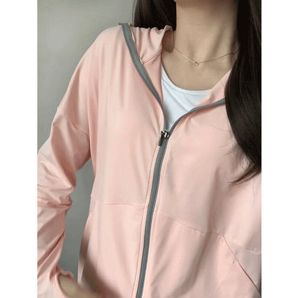 Sun Protection Clothing for Women 2025 New Trendy 2025 Summer Sun Protection Clothing Anti-Uv Breathable Ice Silk Thin Jacket
