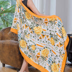 M245-01 bud roses-yellow / 180*90cm