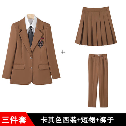 Autumn Clothes Kindergarten Teachers Garden Clothes Work Clothes College Style Fashion Temperament Uniform Kindergarten Teachers Business Clothes Suit suit