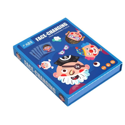 Children's puzzle magnetic puzzle 3 to 6 years old change magnetic stickers 2 Boys 4 girls Pingtu early childhood baby toys