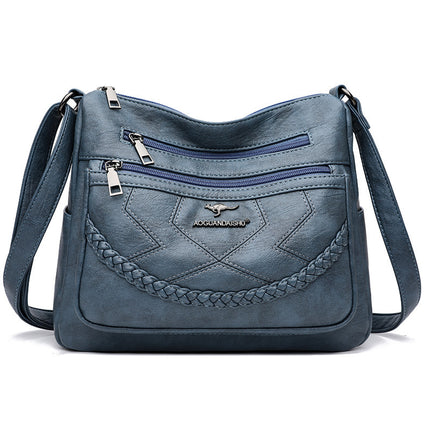 Bags for Women 2025 New Style Mom Bag Versatile Fashionable Shoulder Bag Soft Leather Middle-Aged Ladies Large Capacity Crossbody Bag Pu