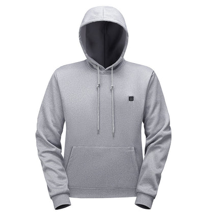 New Cross-Border Winter Smart USB Heated Thermal Sweatshirt Electric Heating Constant Temperature Single Control Five-Zone Hooded Couple Model