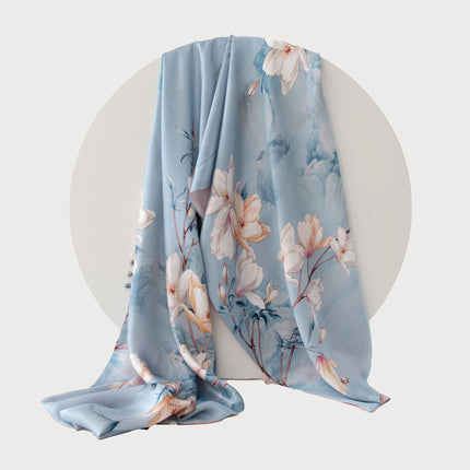 Carefully Selected Gifts for Mom and Mother-In-Law, Mulberry Silk Scarf, High-End Scarf, Double-Sided Scarf for Women