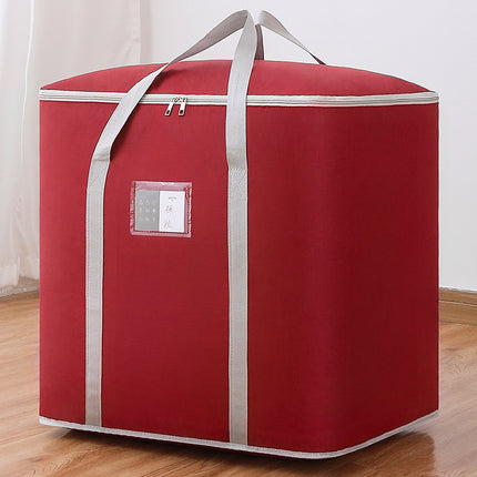 Quilt Storage Bag, Extra Large Capacity, Thickeneded Oxford Cloth, Special Moving, Packing and Organizing Woven Bag for Quilts and Clothing
