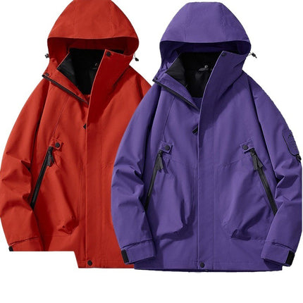 Factory Direct Sales Wholesale Spring Season Hooded Jackets, Popular Couple Outdoor Hiking Jackets 2518 Double Zipper