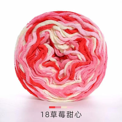 3.8 two ice thread single strand small ice thick wool ball hook shoe thread slippers scarf cushion wholesale large quantity