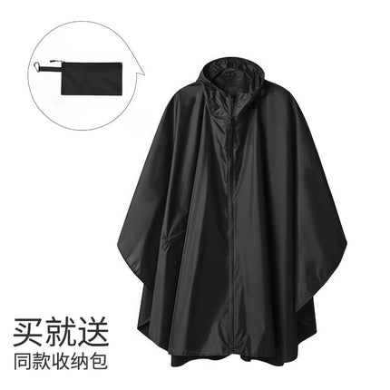 Raincoat Cloak Outdoor Adult Fashion Men and Women Hiking Electric Motorcycle Riding Portable Waterproof Poncho