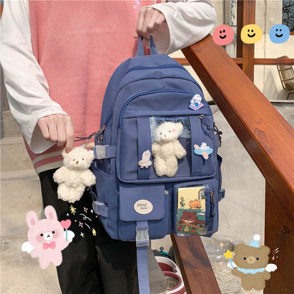 Japanese-Style Ins Anime Convention Large-Capacity Casual Girl Backpack Student School Bag