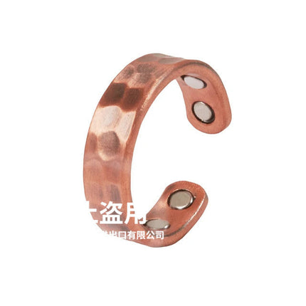Men's Couple's Red Copper Magnetic Bracelet, Adjustable and Anti-Fatigue for Couples