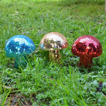 Mushroom Disco Ball Mushroom Disco Ball mirror reflective Mushroom ornaments cross-border new product