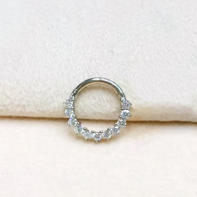 2024 new G23 titanium alloy tassel nose ring ear bone ring carved nose ring explosion puncture jewelry