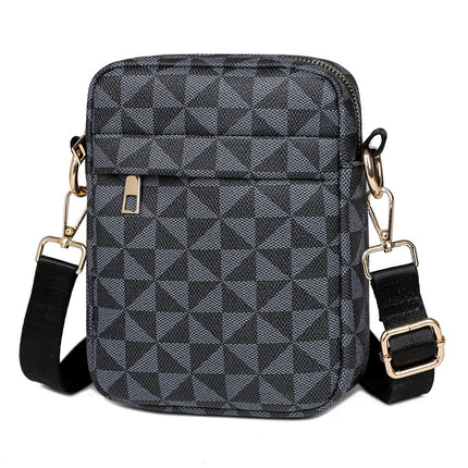 Cross-border Trendy Men's Small Satchel Portable Mini Printed Casual Shoulder Bag Lightweight Storage Bag Outgoing Crossbody Bag