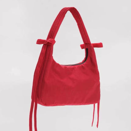 American niche design Baggu Mini Bow handbag underarm bag fashion trendy sky blue all-match women's bag