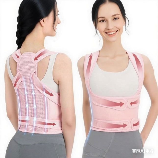 Cross-Border Amazon Best-Selling Men's and Women's Back Correction Breathable Posture Correction Belt Beibijia Anti-Hunchback Sitting Posture Correction Belt