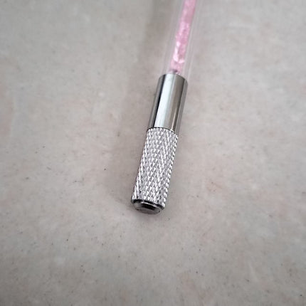 Tattoo Handmade Pen, High-End Fogging Pen, Eyebrow Tattoo Eyebrow Pencil, Semi-Permanent Tool, Single-Head Crystal Tattoo Pen