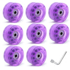 Sequin purple flash wheel 8 + wrench