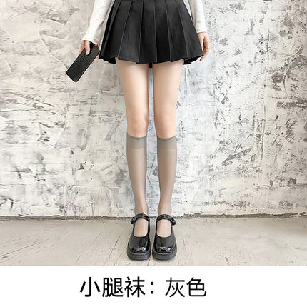 Polo Dot Silk Stockings Women's Ultra-thin Summer Anti-hook Silk Durable Jk Black Silk Pure Naked Slim Tall Pantyhose
