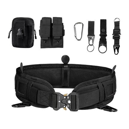 Cross-Border Cobra Buckle Tactical Waist Belt Set Outdoor Multi-Functional Nylon Quick-Release Belt Real-Life Cs Outer Belt