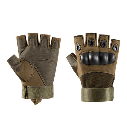 Military training half finger tactical gloves men's training fighting riding motorcycle motorcycle military fans outdoor safety protection non-slip