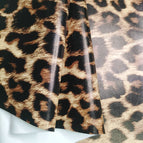 4# earthy yellow coffee leopard print