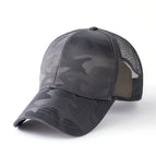 Six-page top back net style-dark gray / 56-59cm head circumference (normal size)