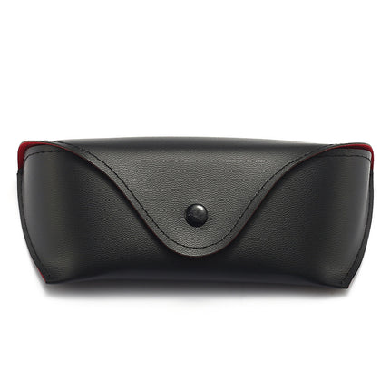 Factory wholesale new sunglasses leather bag fashion black sunglasses glasses storage box portable glasses case
