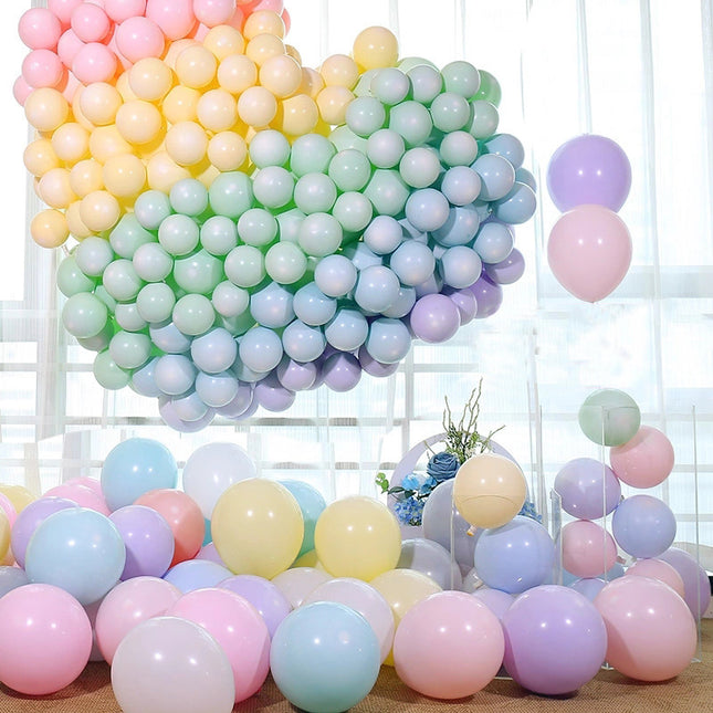 Candy color balloon 5/10/12 inch birthday party decoration balloon creative wedding confessions Macaron balloon
