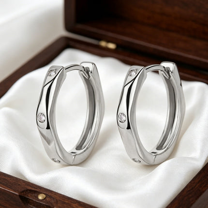 European and American Niche Earrings Design Light Luxury High-End Earrings for Women Summer Simple and Versatile Copper Gold-Plated Earrings Wholesale