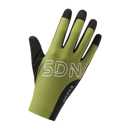 Men's and Women's Summer Cycling Outdoor Full-Finger Gloves Half-Finger Ice Silk Breathable Non-Slip Wear-Resistant Bicycle Fitness Sports Gloves