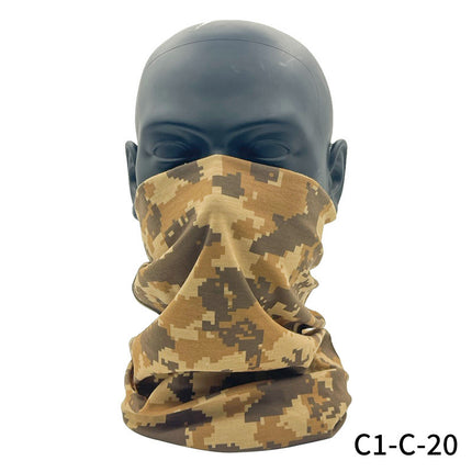 Outdoor Seamless Versatile Magic Headscarf for Men and Women, Cycling Mask, Neck Gaiter, Windproof Neck Scarf, Summer Sun Protection, Quick-Drying