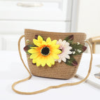 Yellow powder sunflower bag coffee