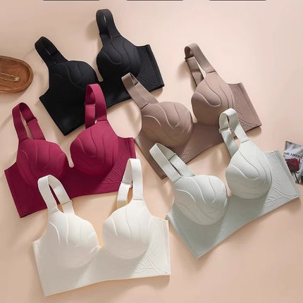 Cross-Border Large Size Seamless Underwear for Women with Large Breasts, Push-Up, Secondary Breast Reduction, Anti-Sagging, Expansion, Soft Support Bra