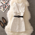 White [single vest] / S recommended to wear 40-45kg