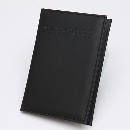 Leather Passport Cover, Passport Bag, Logo Wholesale, English Pu Leather Passport Holder, Amazon Cross-Border Card Holder