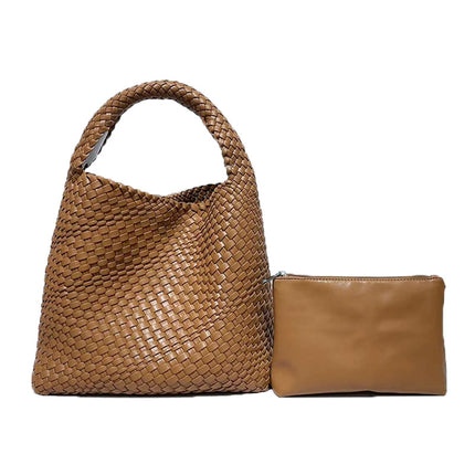 Cross-border Woven Bag Women's Tote Bag Large Capacity Vegetable Basket Bag Shopping Bag General Bag Women's All-match Bag 61