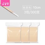 White long pointed tip 300 pieces