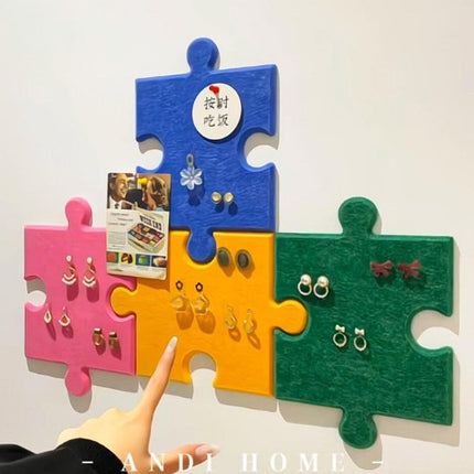 Felt Floor Mat Puzzle Ins-Style Entrance Door Mat Wall Decoration Background Wall Soundproofing Board Felt Wall Sticker