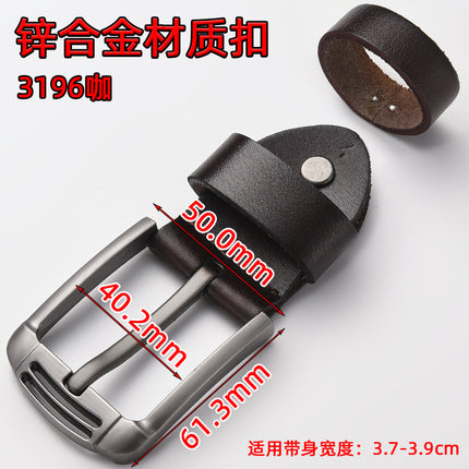 Men's Belt Buckle Pin Buckle Belt Buckle Head Waist Trousers Belt Buckle Head Leather Belt Belt Buckle Fittings