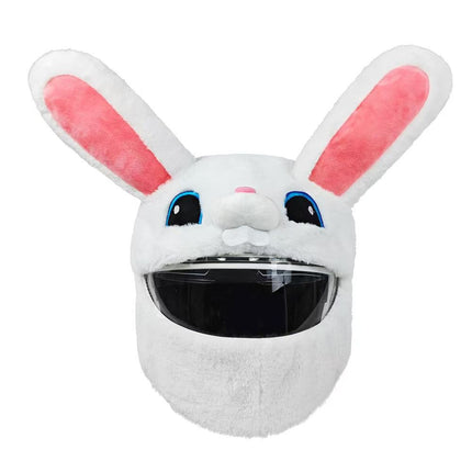 Cross-Border Motorcycle Funny Plush Hood Cute Street Plush Hood Protective Helmet Hood Cartoon
