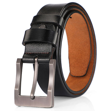 Men's Genuine Leather Vintage Casual Pin Buckle Cowhide Belt, Men's Belt, Factory Wholesale Direct Sale, Versatile