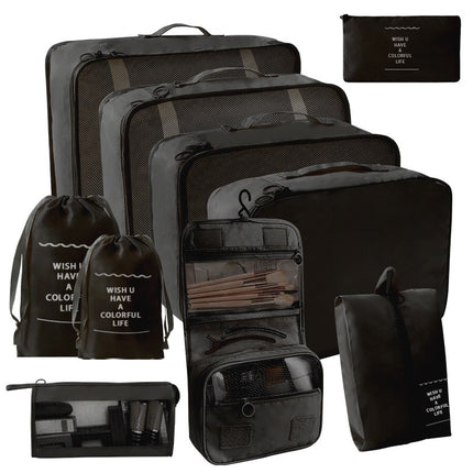 Travel Storage suit Seven-Piece Set of Partition Storage and Arrangement for Home Travel Portable Expansion and Decreposition Travel