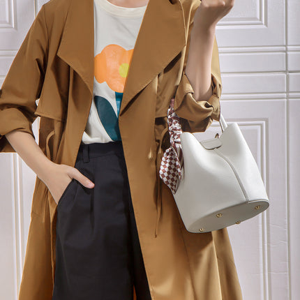 PU Bucket Bag Cylindrical / Sac Seau PU Cylindrique