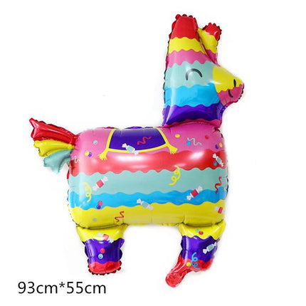 Cross Border New Ball Mexican Carnival Party Decoration Balloons FIESTA Alpaca Cactus Burrito Balloons