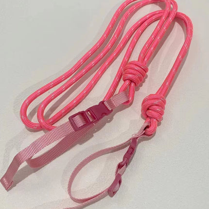 Nylon Colorful Creative Braided Rope Universal Summer Women's Rope Side-Span Double Buckle Twist Rope Homemade Braided Bag Shoulder Strap