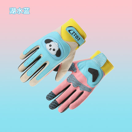 Motorcycle Riding Gloves Full-Finger Outdoor Off-Road Equestrian Sports Hiking Camping Fashion Macaron Motorcycle Gloves