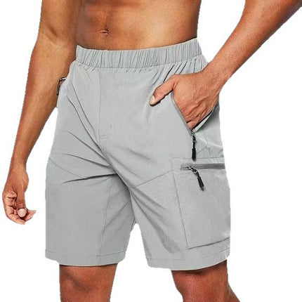 Amazon 2022 Men's Tooling Shorts Amazon Large Size New Zipper Shorts Multi-Pocket Mobile Phone Men's Shorts